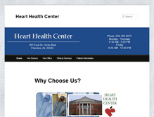 Tablet Screenshot of hearthealthcenterpc.com